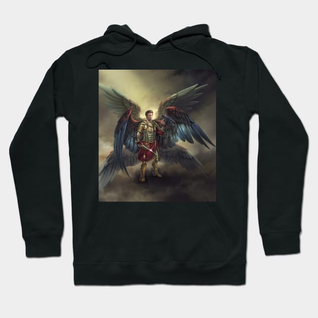 Castiel Winged Hussar Hoodie by GioGui